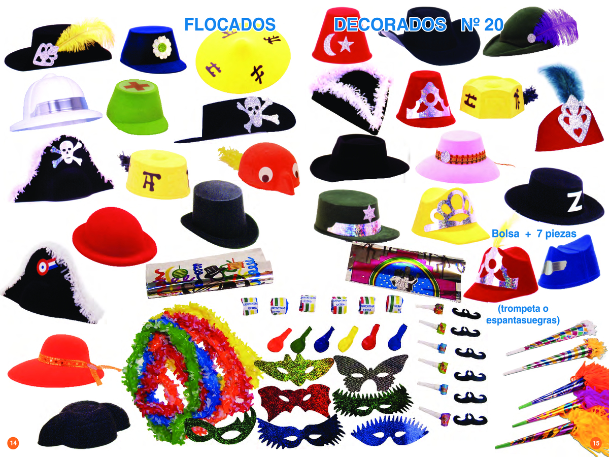 Cotillon Flocado Premium 2024 9-Piezas ElcollarHawaianos.a