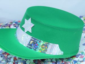 TERESIANA Verde Adornado Disfraz  ??