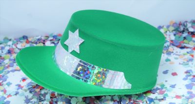 TERESIANA Verde Adornado Disfraz ??