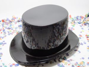 Chistera Adulto Brillo Negro