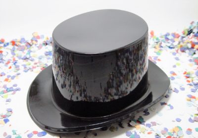 Chistera Adulto Brillo Negro