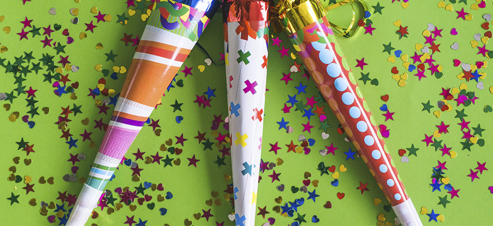 Trompetas Cartón Fiesta