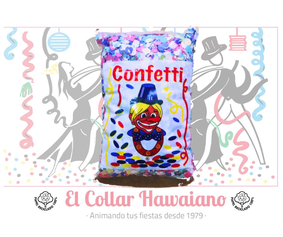 Confetti Fiesta Carnaval 500g Multicolor ElCollarHawaiano s.a