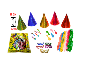 BT1 Cotillon Barato 17 Cm 6 Piezas 2024