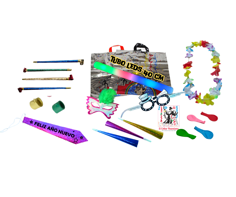 Cotillón Vip-Premium Leds. 2024 piezas sueltas