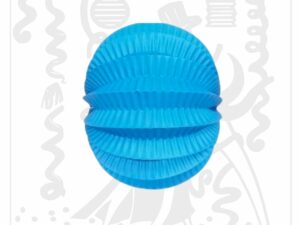 Farolillo Liso Azul 22 Cm Decoración clásica para eventos Ideal para ferias y bodas temáticas