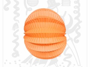 Farolillo Liso Naranja 22 Cm Decoración clásica para eventos Ideal para ferias y bodas temáticas