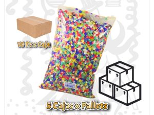Confetti Fiesta Carnaval 1 Kg Por Pallet de 5 Cajas - ElCollarHawaiano.com